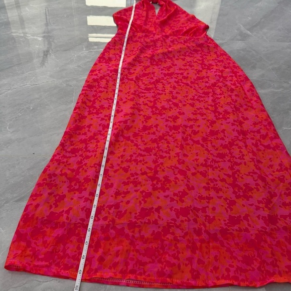 Women’s All I Want Summer Chiffon Multi-Position Neckline Floral Dress Small - Picture 16 of 16